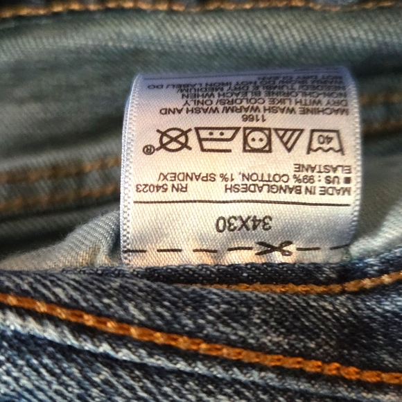 👖Old Navy Men’s Blue Denim Jeans – Size 34x30 - Picture 3 of 5